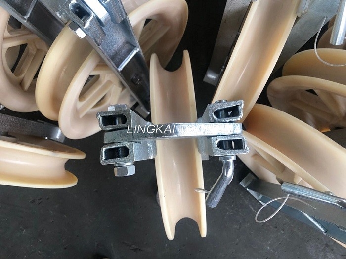 Skiva Krok Kabel Rull Hjul Remskiva Nylon Aluminiumlegering Enkelsträngad Block