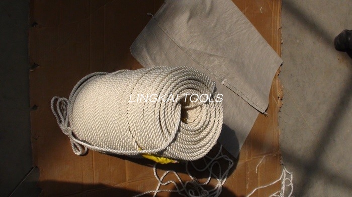 Weave Silk Isolated Rope Lättviktskonstruktion Säkerhetsrep för strängning av luftledningar