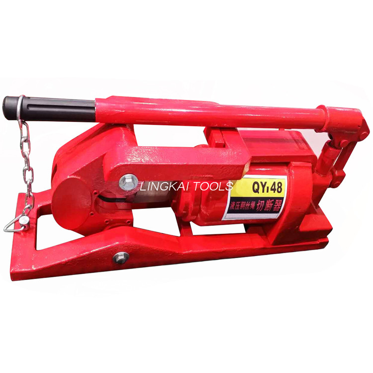 QY48 20T hydraulisk vajeravskärare / stålkabelskärare 0,3L oljekapacitet