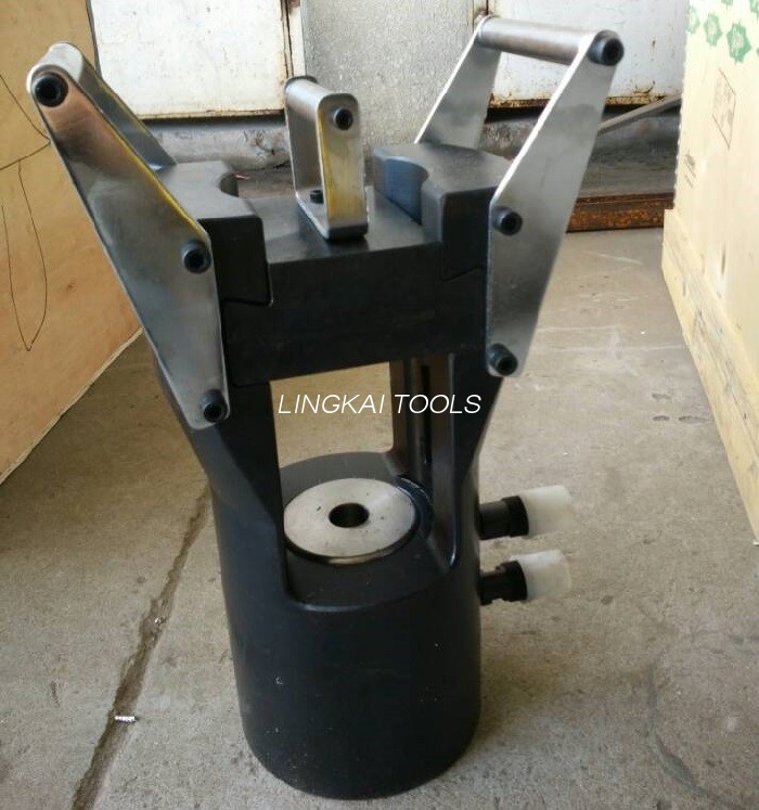 1250KN vajer hydraulisk kompressor 24 mm slaglängd för pressning av 14-76 mm terminaler