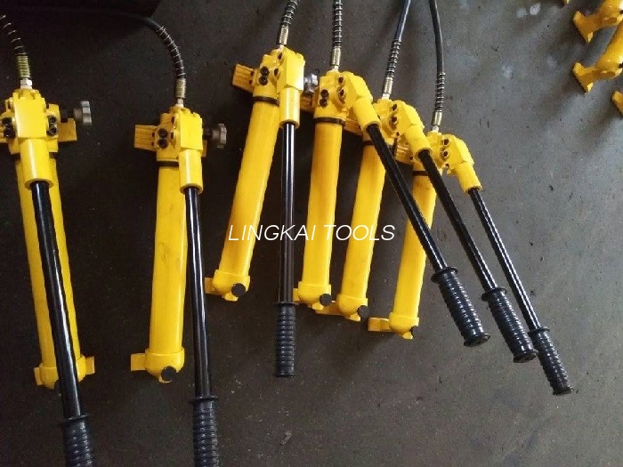 Manuell oljepump Hydrauliskt pressverktyg 700 bar högt vikt 70 mpa högt tryck