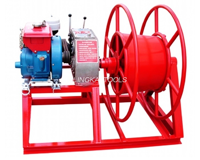 3600 rpm hastighet 5 ton kraftavdragare Vinschvajer Upptagning med GX160 bensinmotor