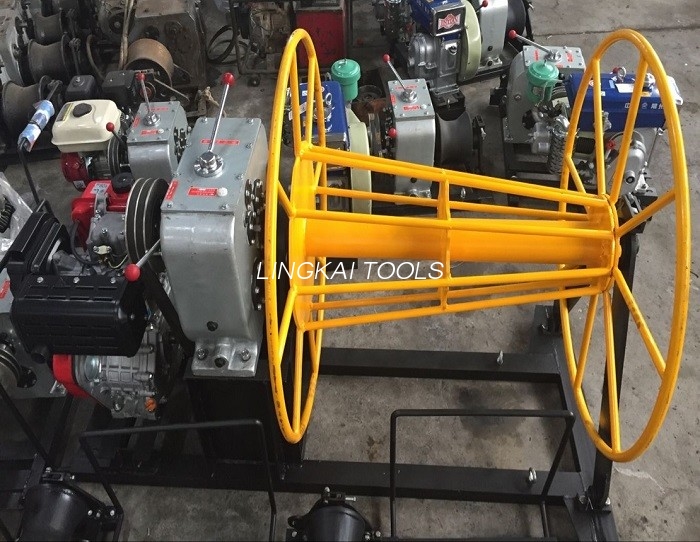 Stringing Line Construction Engine Powered Winch 3T med Yamaha-motor