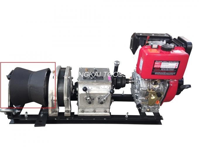 Snabb hastighet dieselmotor Kraftkabeldragare / vajer Elektrisk vinschlyft 5 ton
