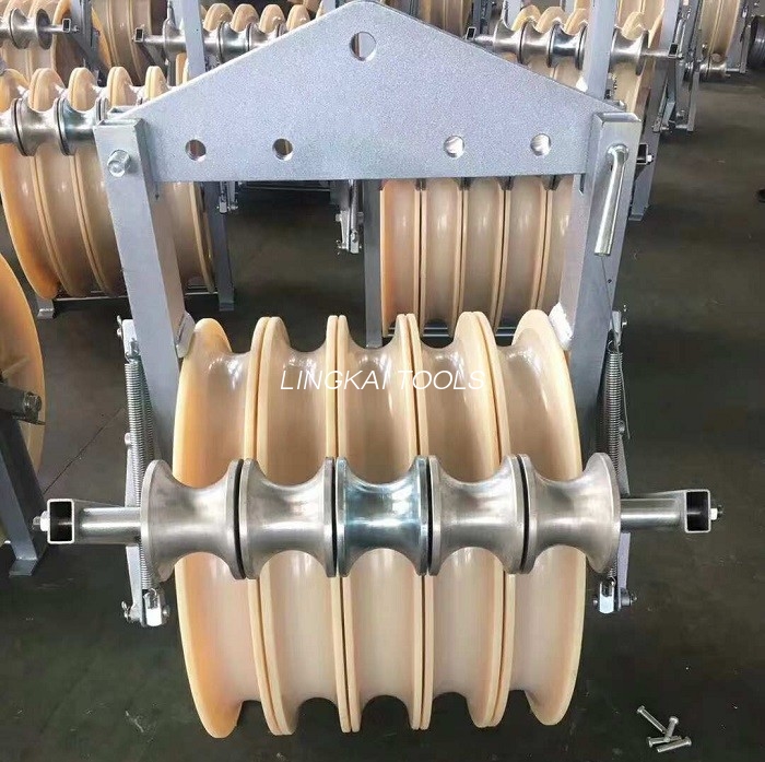 Transmission Line Jording Roller Conductor Stringing Blocks