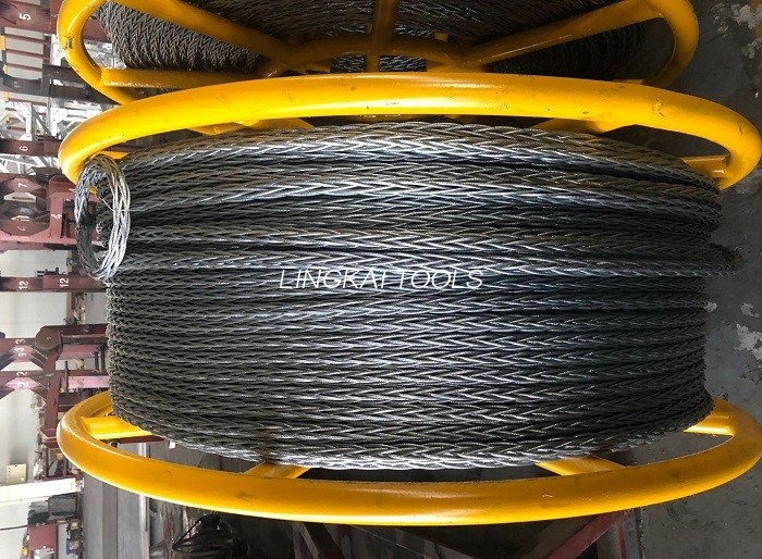 12 Hexagon Strands Anti Twist Steel Wire Rope Tower Monteringsverktyg