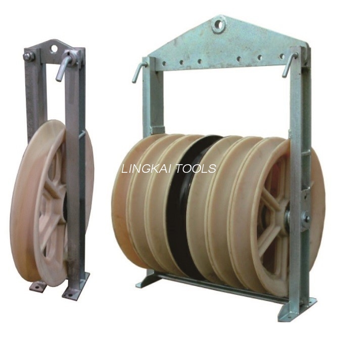 Buntade ledningsblock Nylonskiva Stringing Block Remskiva Helikopter Stringing Blocks