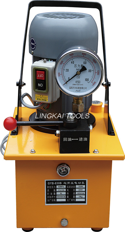 Dubbelstegs 3,0 kw hydrauliskt pressverktyg Eldriven pump