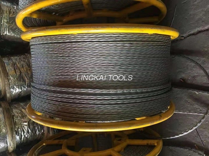 22 mm Anti Twist stålvajer för fyra buntade ledare