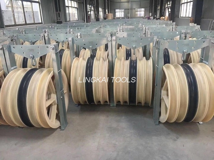 Anpassad kabelremskiva Block Nylonskiva 1-3 skivor 1160 mm diameter