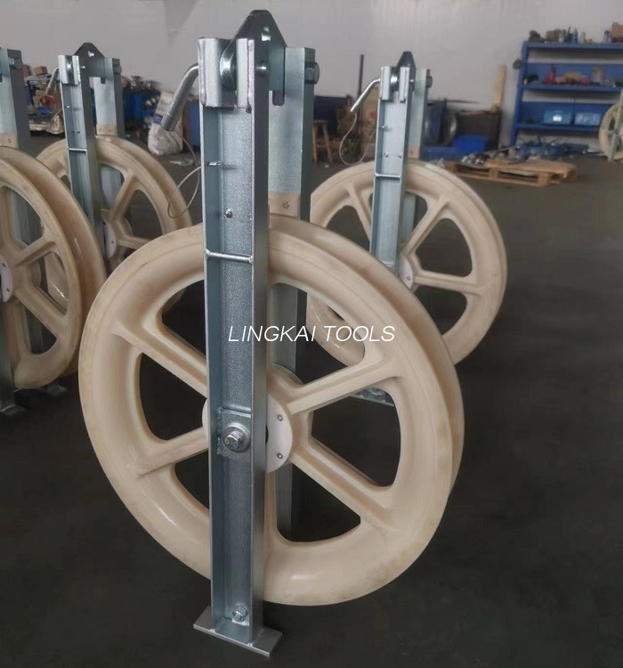 508 X 75 mm tre skivor transmissionsledning MC nylon ledare strängad pilotblock